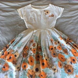 California Poppy dress